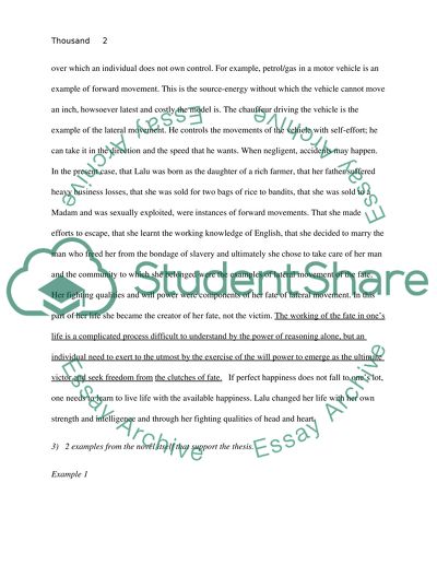 Thousand Pieces of Gold