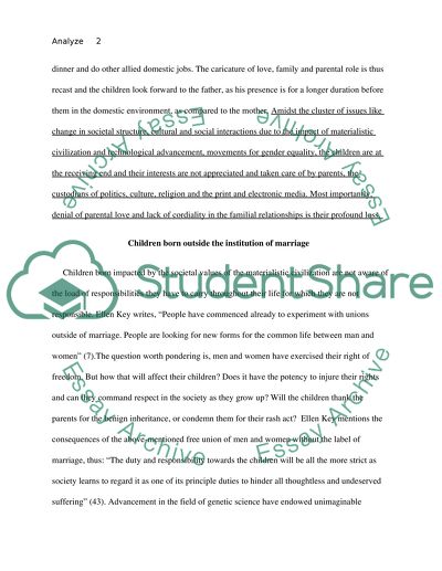 Family as a Protector of Modern Childhood