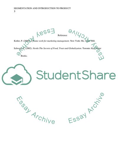 Segmentation and Introduction to Product