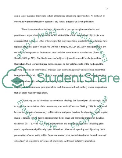 How Crucial Is Objectivity in Professional Journalism