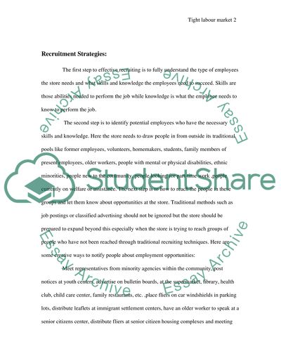 A Tight Labour Market for Cleaners