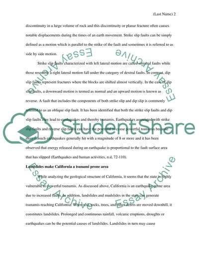 (Geology) Tsunami Threat in California