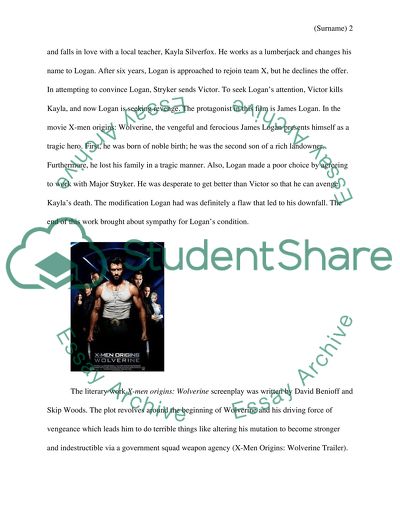 The Work of Fiction X-Men Origins