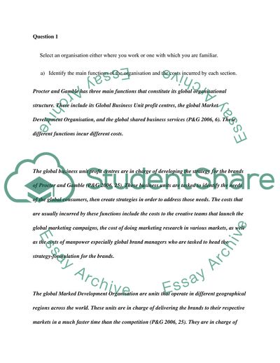 The Knowledge of Management Accounting and Financial Control