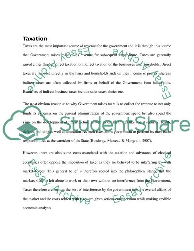 Costs of Taxation in the USA