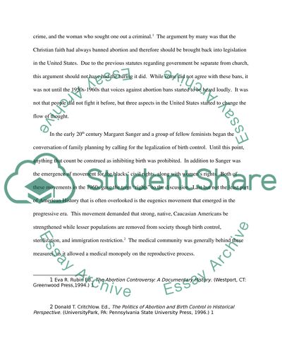 Roe V. Wade: A Victory as well as a Defeat