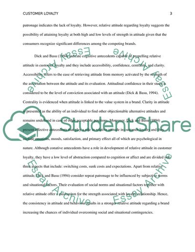 What is Customer Loyality