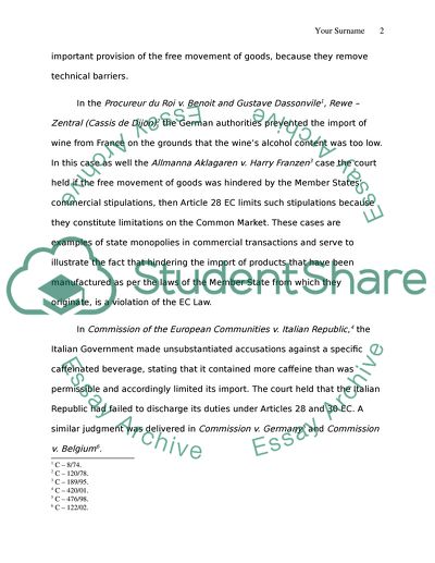 EC Trade Law - Common Commercial Policy