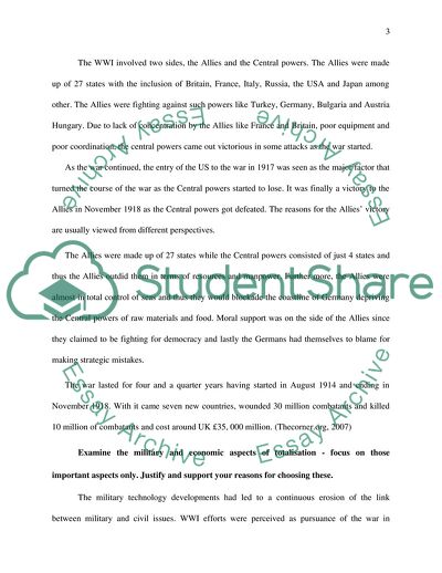 Total War and the Process of Totalisation