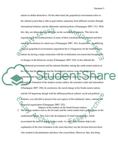 Southeastern Nations during the US Hegemonic Period