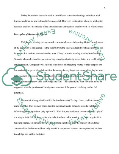 The Humanistic Theory of Carl Rogers