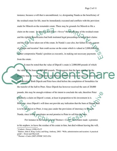 Property Law: Fuller v Strom