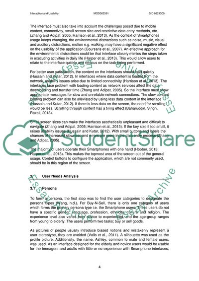 Interaction and Usability