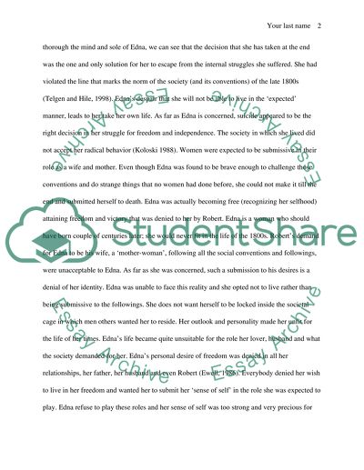 The Story of An Hour by Kate Chopin