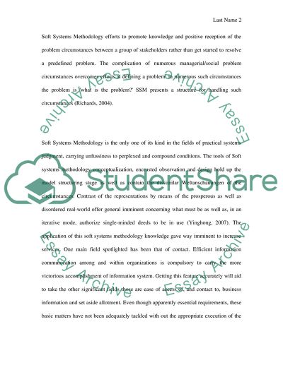 Soft Systems Methodology (SSM)