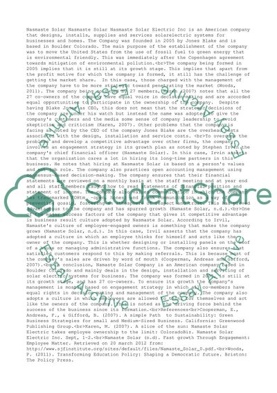 Environmental Friendly Green Energy Production