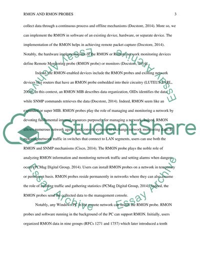 RMON Probes Are Important Aspects of Computer Sciences