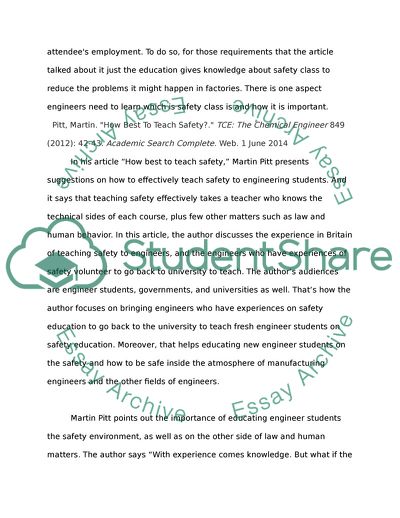 Why Safety Education Is Important for Engineers