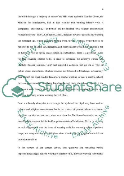 A ban on the wearing of items of clothing and other symbols of religious significance