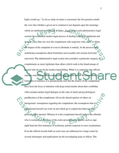 Sociology of Crime: Structural Perspective