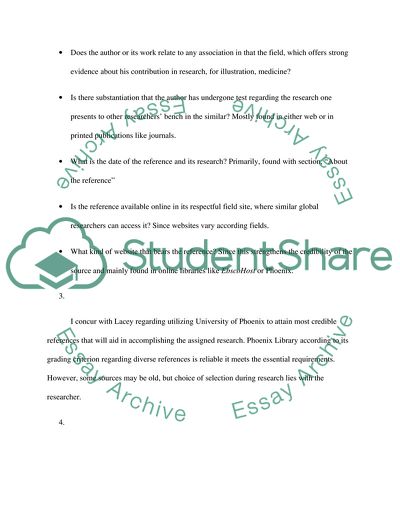 Poor Planning or Lack of Planning, Steps of Identifying a Credible Source