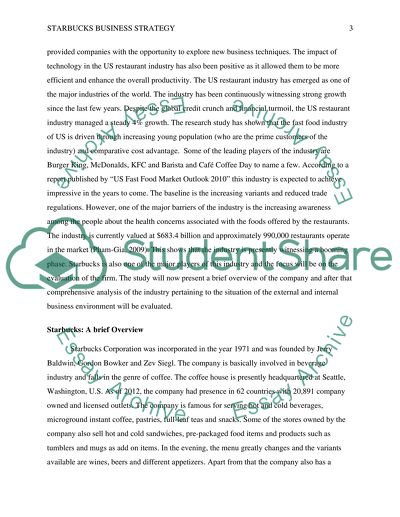 Starbucks Corporation: A Brief Overview