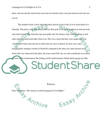 Campaign for Civil Rights in the USA