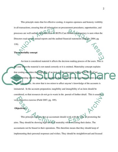 Financial Resource Management of Bupa Care Homes