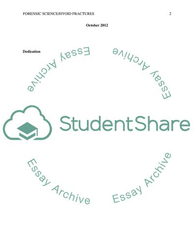 Hyoid Bone Fractures in Homicide and Suicide