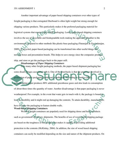 Packaging Materials Comparison