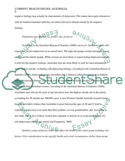 Current Health Issues in the Australian Healthcare System