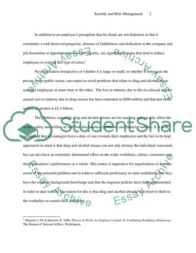 Security and Risk Management