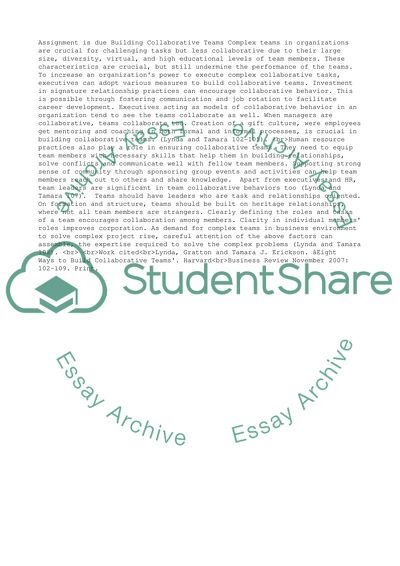 Eight ways to build collaborative teams reading