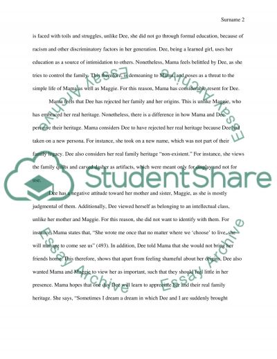 everyday use essay