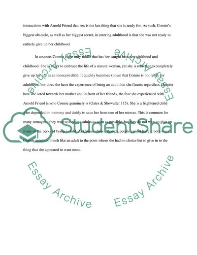 Where Are You Going, Where Have You Been