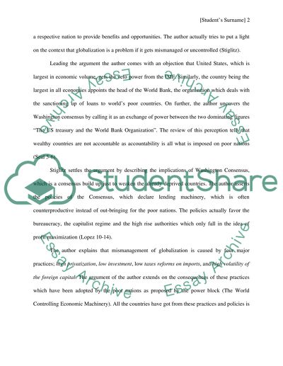 Making Globalization Work by Joseph E Stiglitz