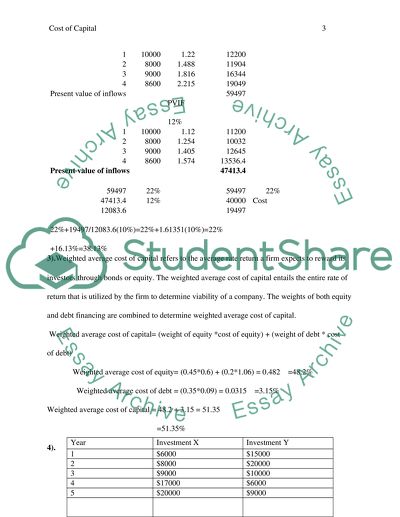 Cost of capital, weighted avareage cost, cash flow, marginal cost