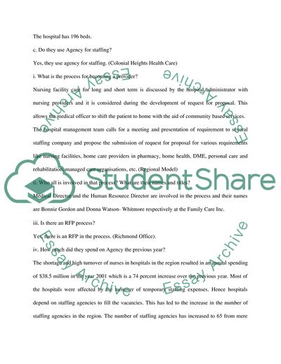 The Speciality of Colonial Heights Health Care