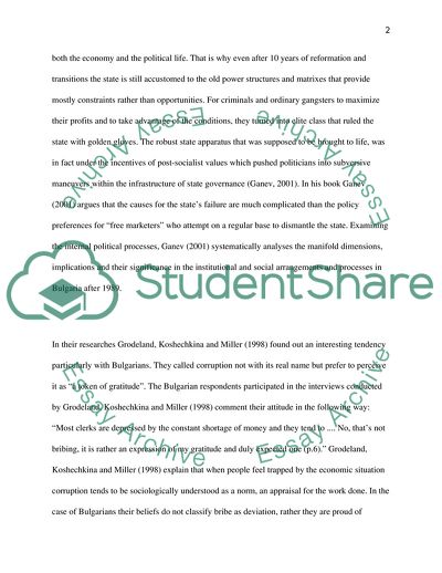 How Corruption Became All-Pervasive in Bulgarian Politics