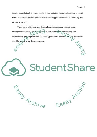 The Obligation to Endure by Rachel Carson