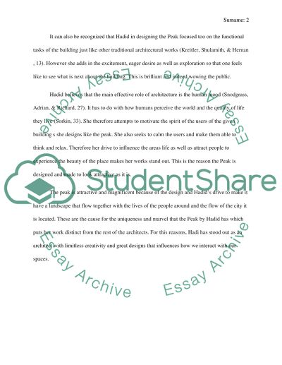 The Peak by Zaha Hadid