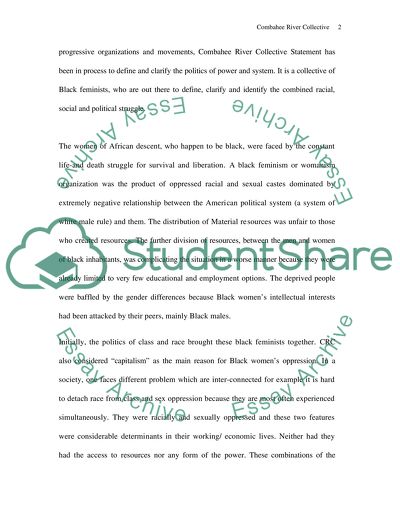 Combahee river corporative