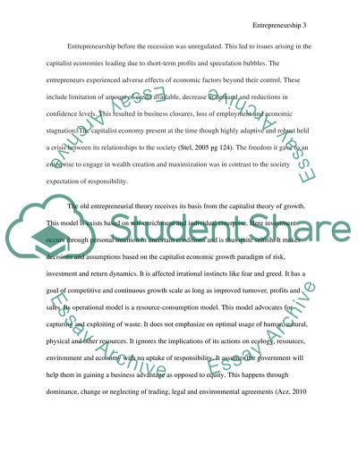 Entrepreneurship and Venture Creation