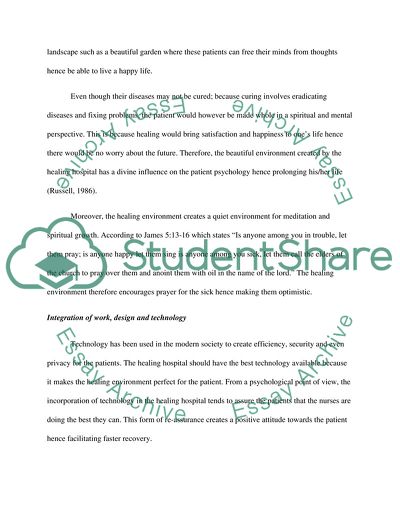 Healing Hospital: A Daring Paradigm