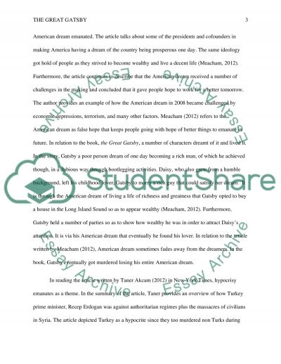 a literary analysis of the portrayal of american dream in the great gatsby by f scott fitzgerlad The impossible american dream in f scott fitzgerald’s the great gatsby characters in f scott fitzgerald’s stories strive for nothing less than “the great american dream” this is the need to be the best of the best, top of the social ladder, and to be happier and more successful than anyone has been before. a literary analysis of the portrayal of american dream in the great gatsby by f scott fitzgerlad The impossible american dream in f scott fitzgerald’s the great gatsby characters in f scott fitzgerald’s stories strive for nothing less than “the great american dream” this is the need to be the best of the best, top of the social ladder, and to be happier and more successful than anyone has been before.