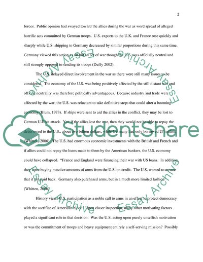 Was the United States genuinely neutral during the first years of World War I,