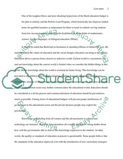 Why the government should not cut schools budget