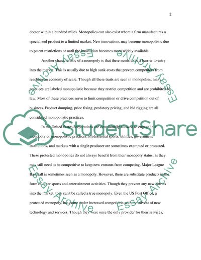 The Good, the Bad and the Monopoly