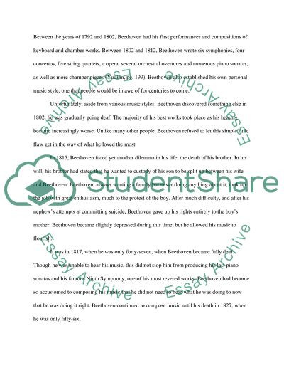 The Music of Ludwig Van Beethoven