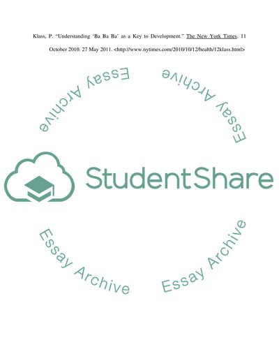 Response to an article od the new york time